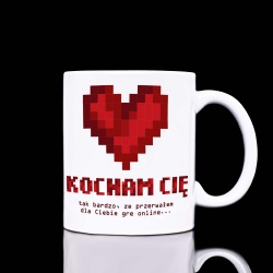Walentynkowy kubek gracza