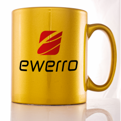 Kubek perłowy z nadrukiem